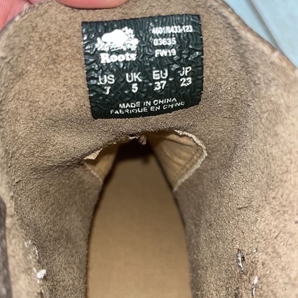 Roots Tribe Brown/Grey Boots Size 7 - Picture 4 of 9